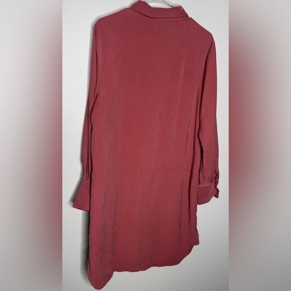 CREMIEUX - Elegant Dusty Rose Midi Dress - Size Medium - Picture 6 of 8